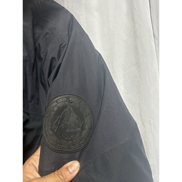 BLACK YAK Yak Tech Down Parka Jacket Fur Trim Hood Winter Insulated Coat 100 L - Picture 9 of 16